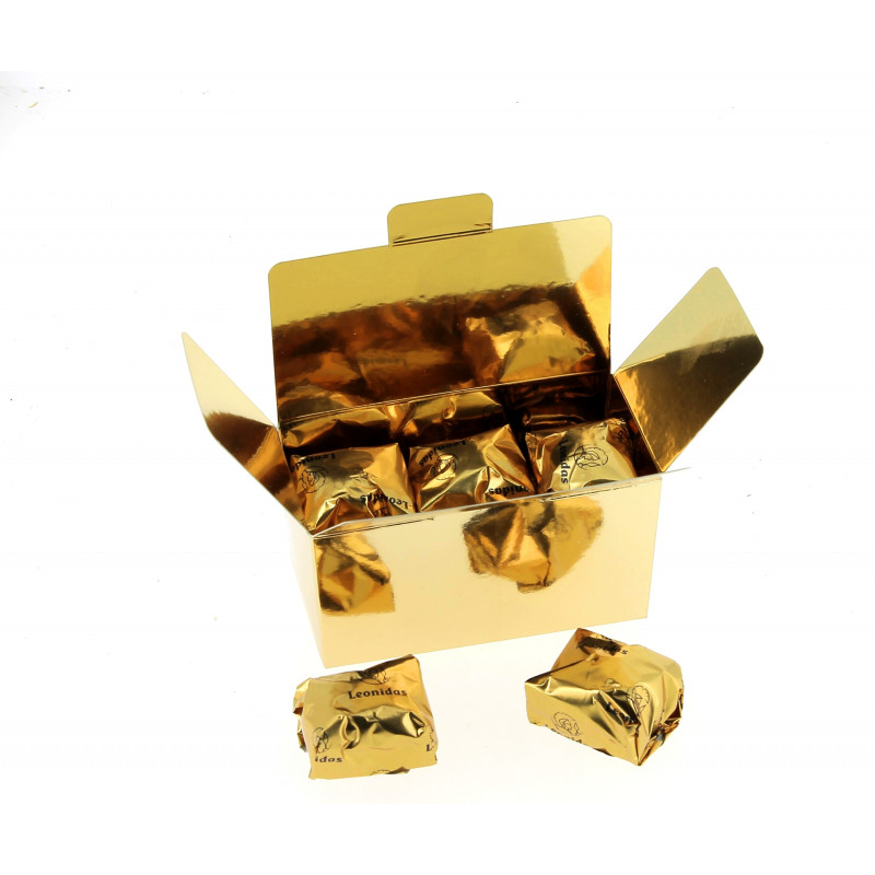 Mini ballotin or 8 marrons glacés