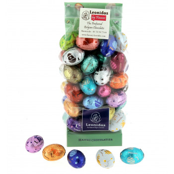 Sachet de petits oeufs assortis en chocolat Leonidas 430 g