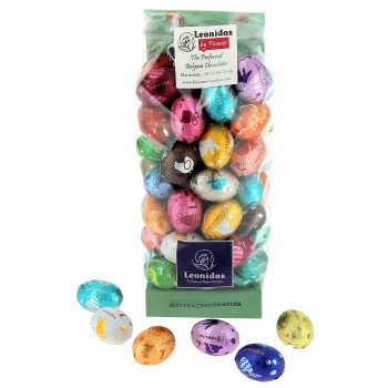 Sachet de petits œufs assortis en chocolat Leonidas 550 g
