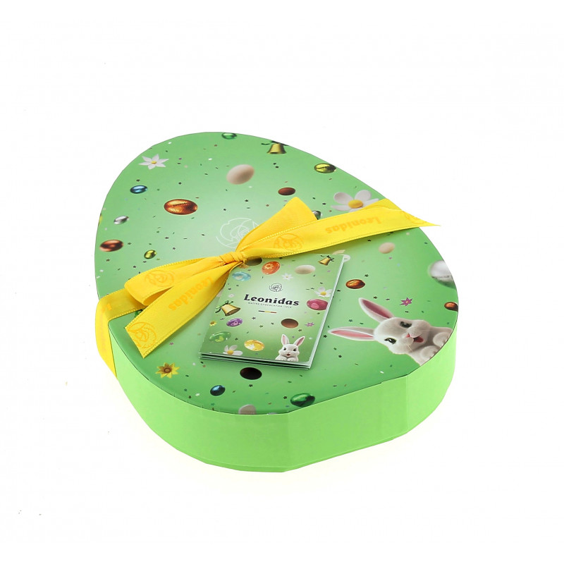 Boîte ovale garni de 320 g de petits oeufs Leonidas