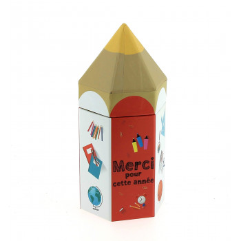 Crayon géant garni de 200 g de chocolats leonidas