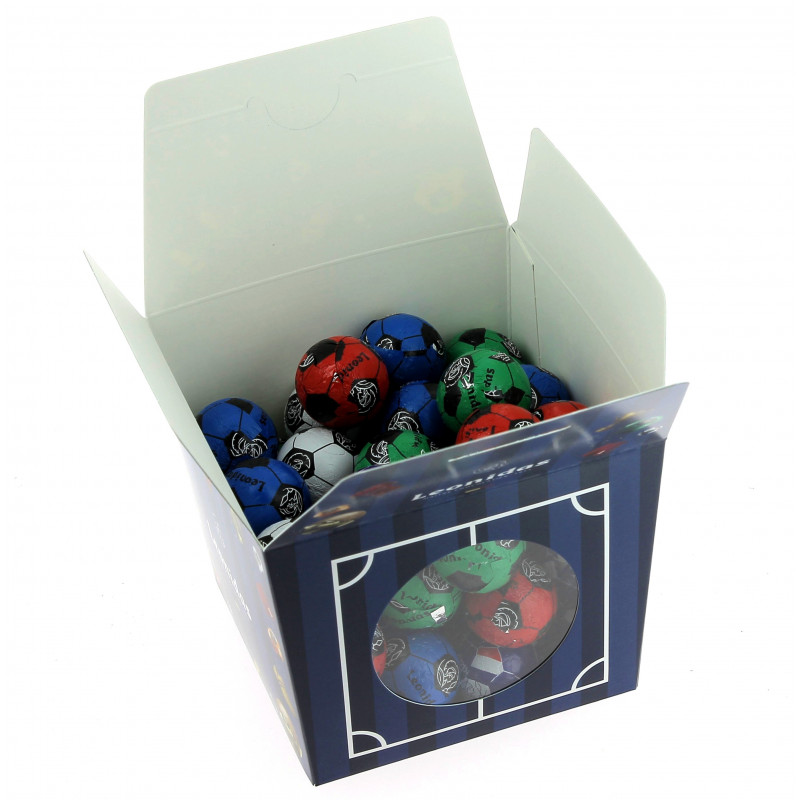 Boîte à partager garnie de 360 g de ballons en chocolat