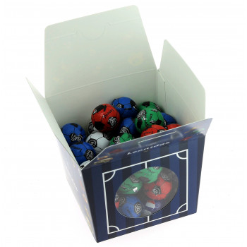 Boîte à partager garnie de 360 g de ballons en chocolat