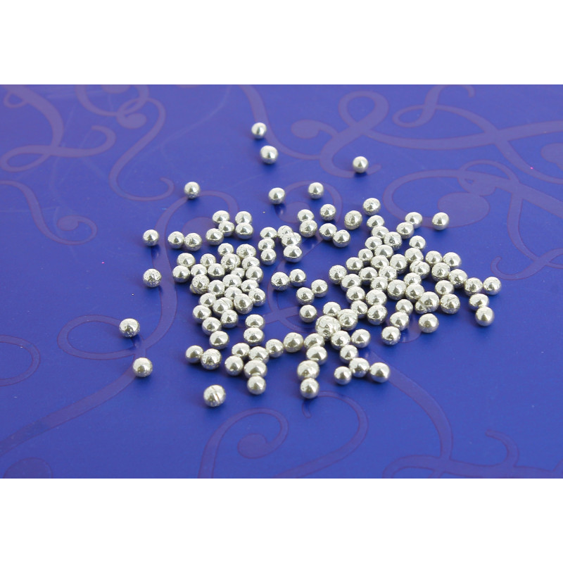 Perles sucre argent 100 g