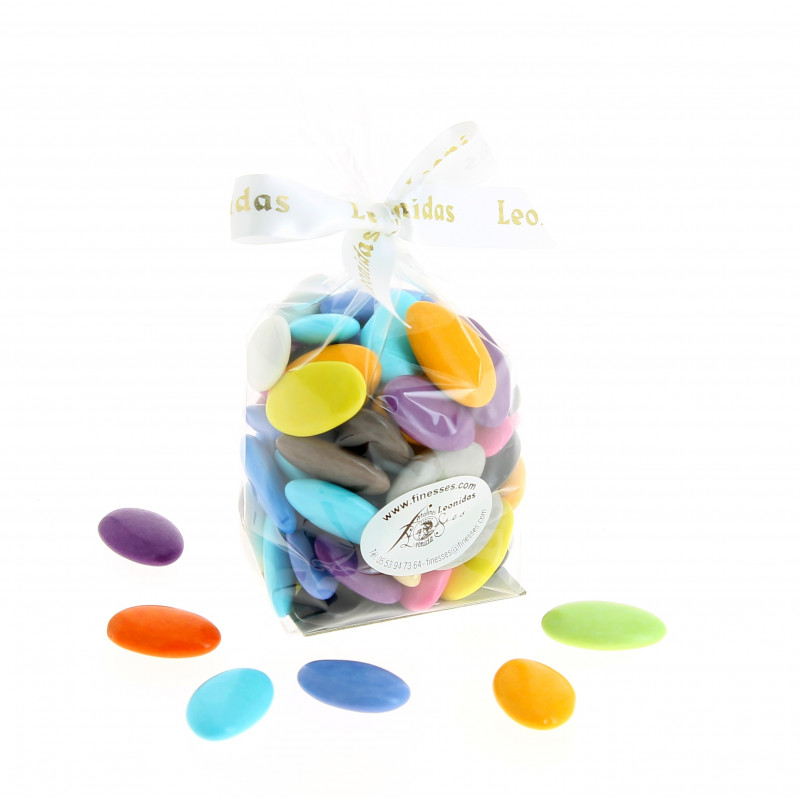 Dragées chocolat couleurs assorties 180 g