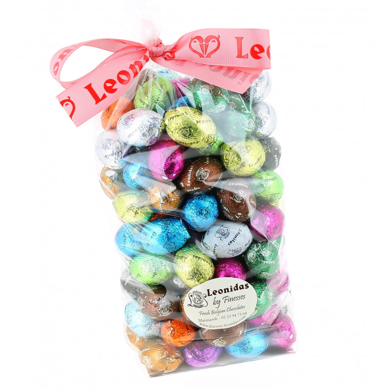 Sachet de petits oeufs assortis en chocolat Leonidas 1200 g